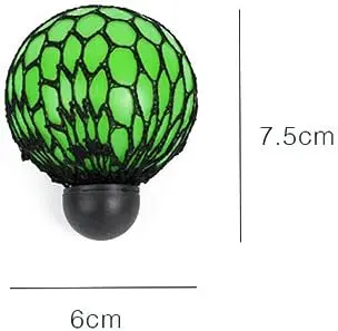 Stress Relief Squeezing Soft Rubber Vent Grape Ball Hand Wrist Toy Funny Geek Gadget Vent Toy, Grape Slime Soft Squeeze Ball Toy