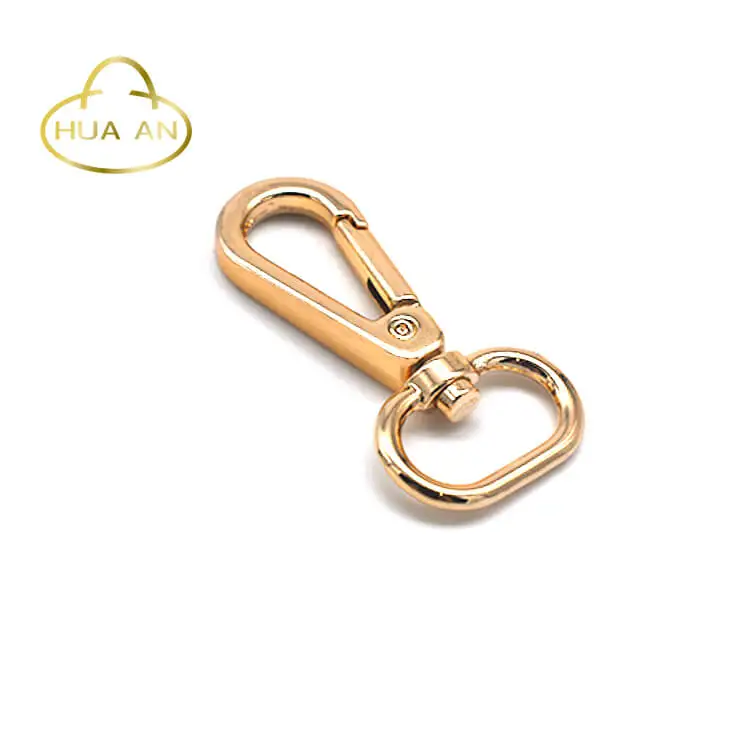 
 Guangzhou manufacturer 20mm ring metal snap hook for bags  
