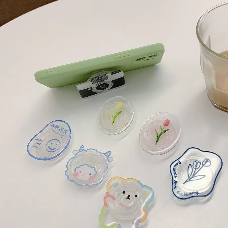 Пользовательские милые эпоксидные акриловые держатели для телефонов водонепроницаемый мобильный телефон поп розетки Новинка подарки