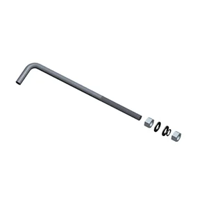 M24 Anchor bolt L Type  Hook Bolt with Square Nuts