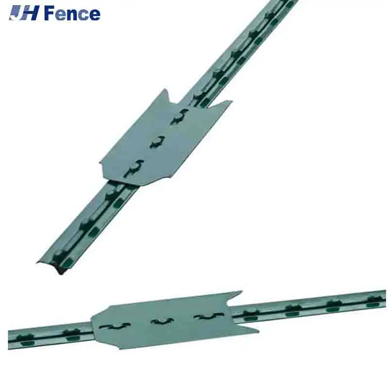 Wholesale Green Metal USA Farm Studded Steel T Fence Posts 7 FT 1.25 Lb. Studded T-Post