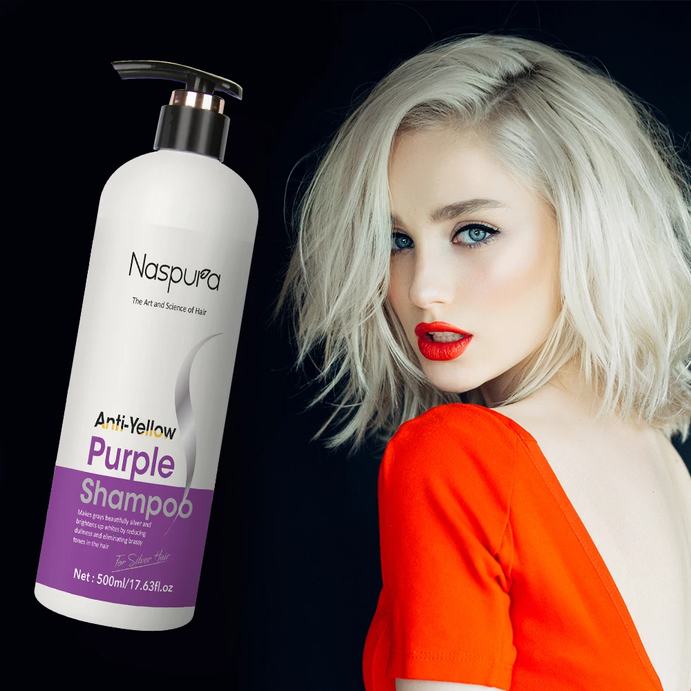 Professional Salon Use Anti Yellow After Bleaching For Better Coloring Shampoo