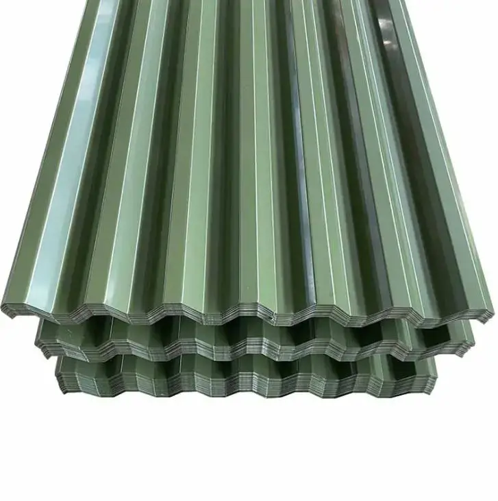 Construction Material Prime Corrugated Roof Roofing Zinc Prepainted Color Coated PPGI PPGL Roofing Sheets