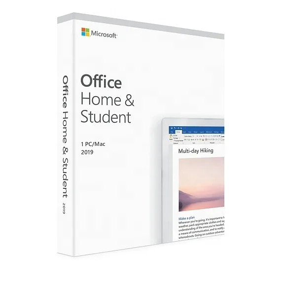 Office Home and Student 2019 for PC key card online download global version office 2019 home and student key card (1600450974821)