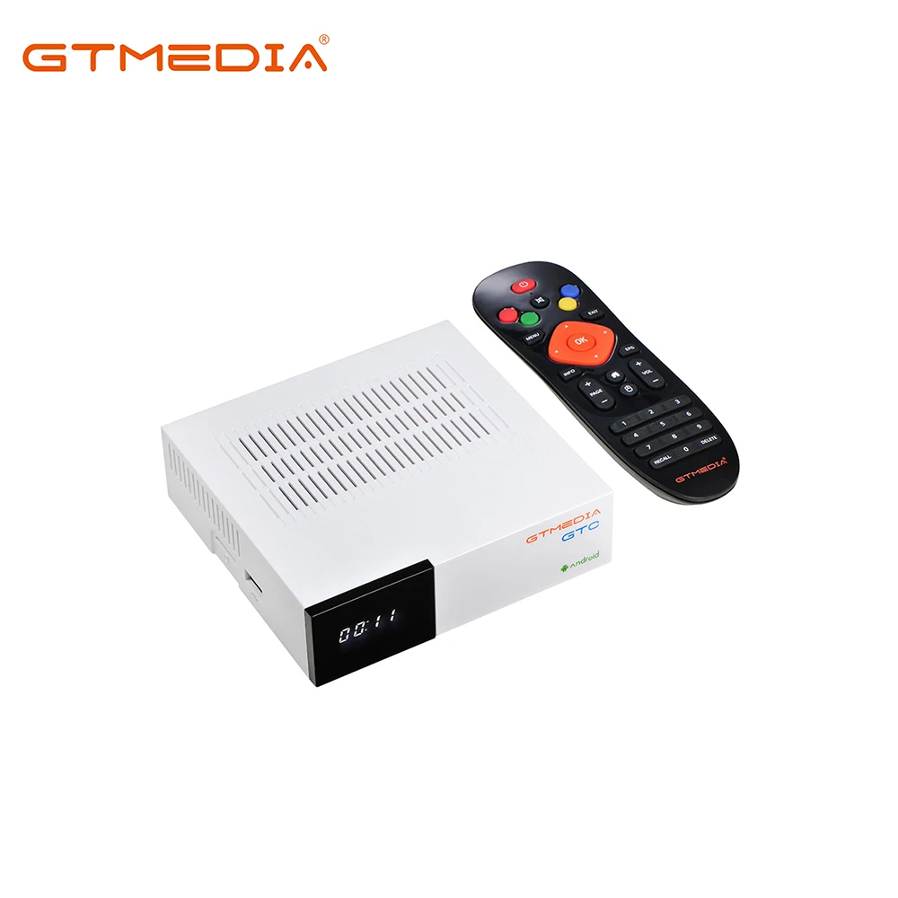 
FREESAT GTC 4K Android TV Box Receptor DVB-C DVB-S2 DVB-T2 ISDBT BT Satellite Receiver Support Cccam IPTV M3U TV Box 