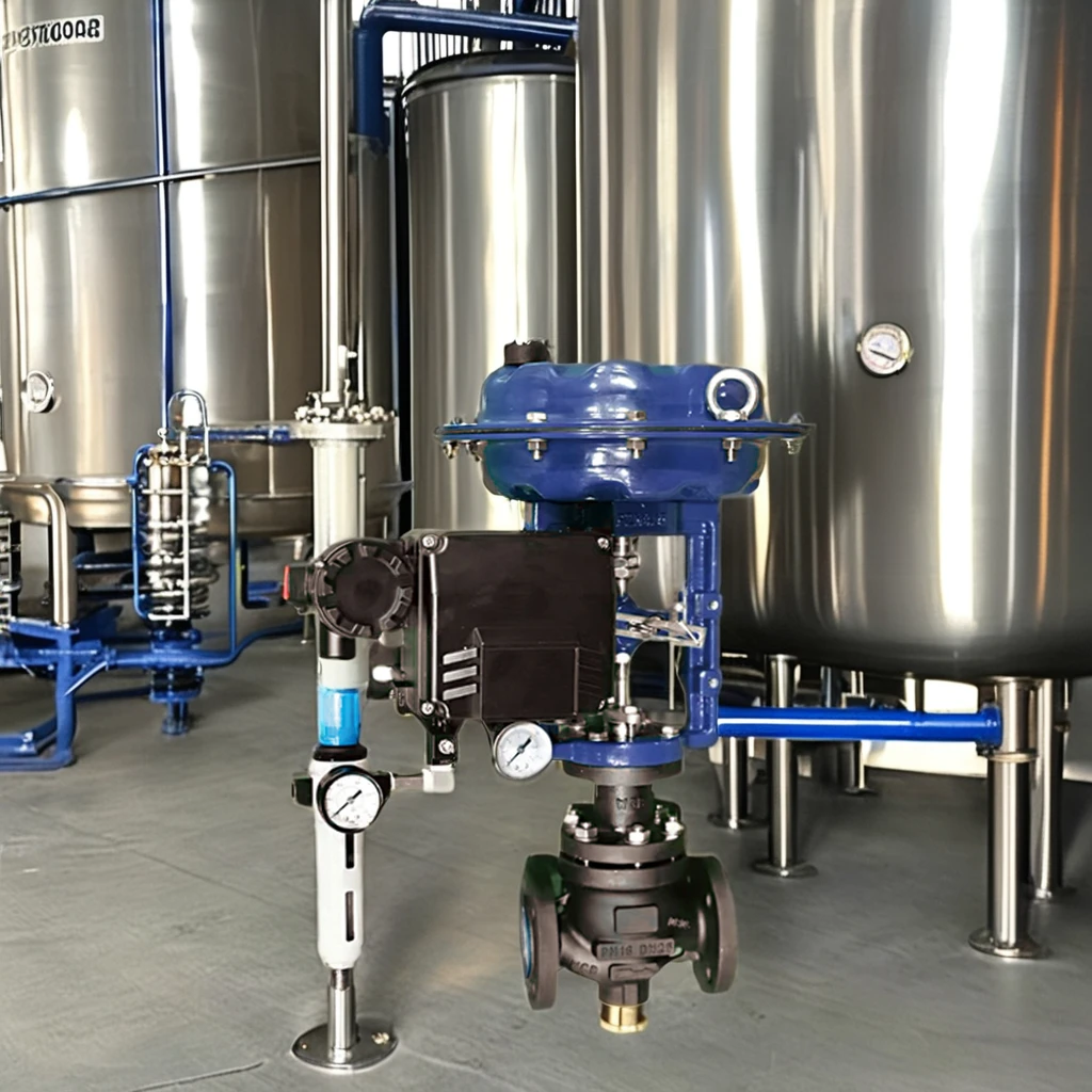 1 Inch Steam Pneumatic High Temperature Control Valve