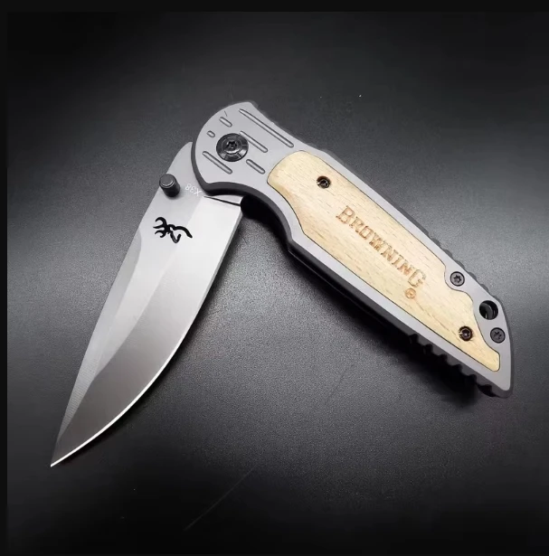 Custom Clear Texture Fixed Blade Knife Outdoor Hunting Camping Knife