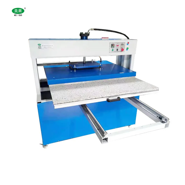 100*120cm Factory supply semi-automatic heat transfer printing machine, pneumatic cylinder, T-shirt heat transfer press machine