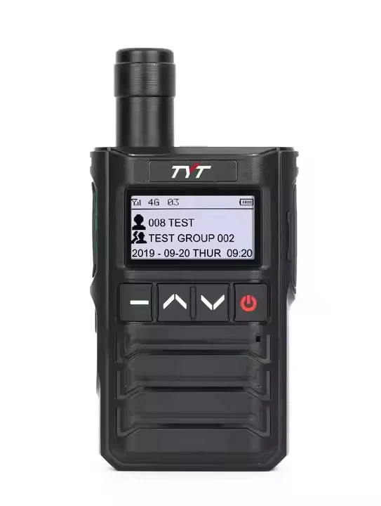 IP-668 POC Handheld Walkie Talkie Radio with 4G GPS Optional GPS SOS Monitor Long Ran WiFi Communication GSM Sim Card