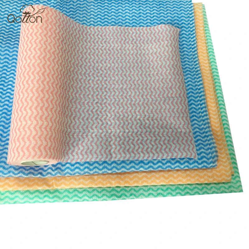 J ткань одноразовая бамбуковая кухня Нетканая Чистящая салфетка PLA материал нетканый ролик биоразлагаемое полотенце