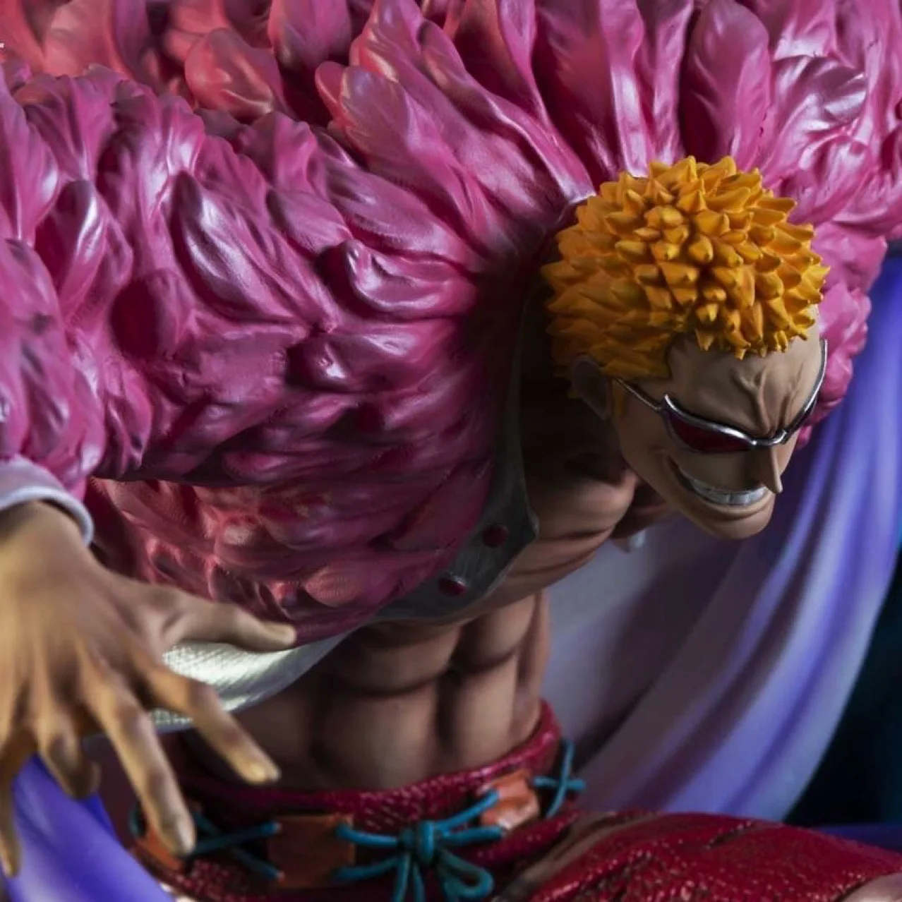 2023 New Pre-sale GK Luffy on the throne High Quality One Piece Figure  Doflamingo Luffy Fine Figure for Decoration Collection