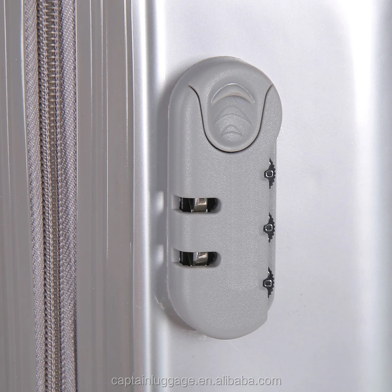 6 PCS Sets Carry On Plastic Suitcases Custom Personalized Trolley Luggage Sets