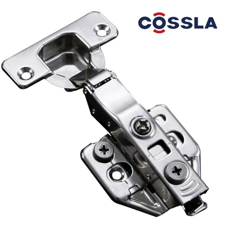 CHINA factory COSSLA 3D clip on soft close SS  clip on stainless steel 304 door hingess stainless steel Hinge