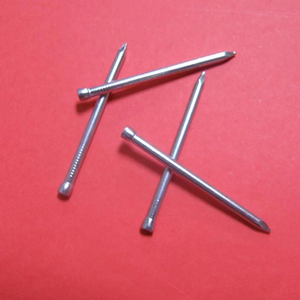 2022 Hot sales 3.75mm x x75 mm Bright Smooth Shank headless nails Brad bullet head nails