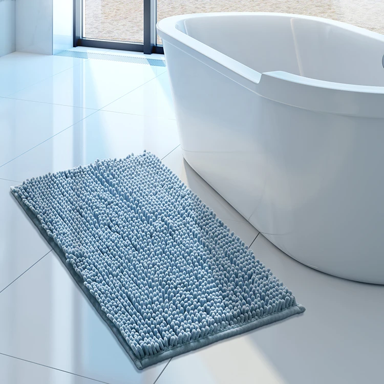 Прочный водопоглощающий ворсовый ворсистый коврик латексный задний нескользящий для туалета