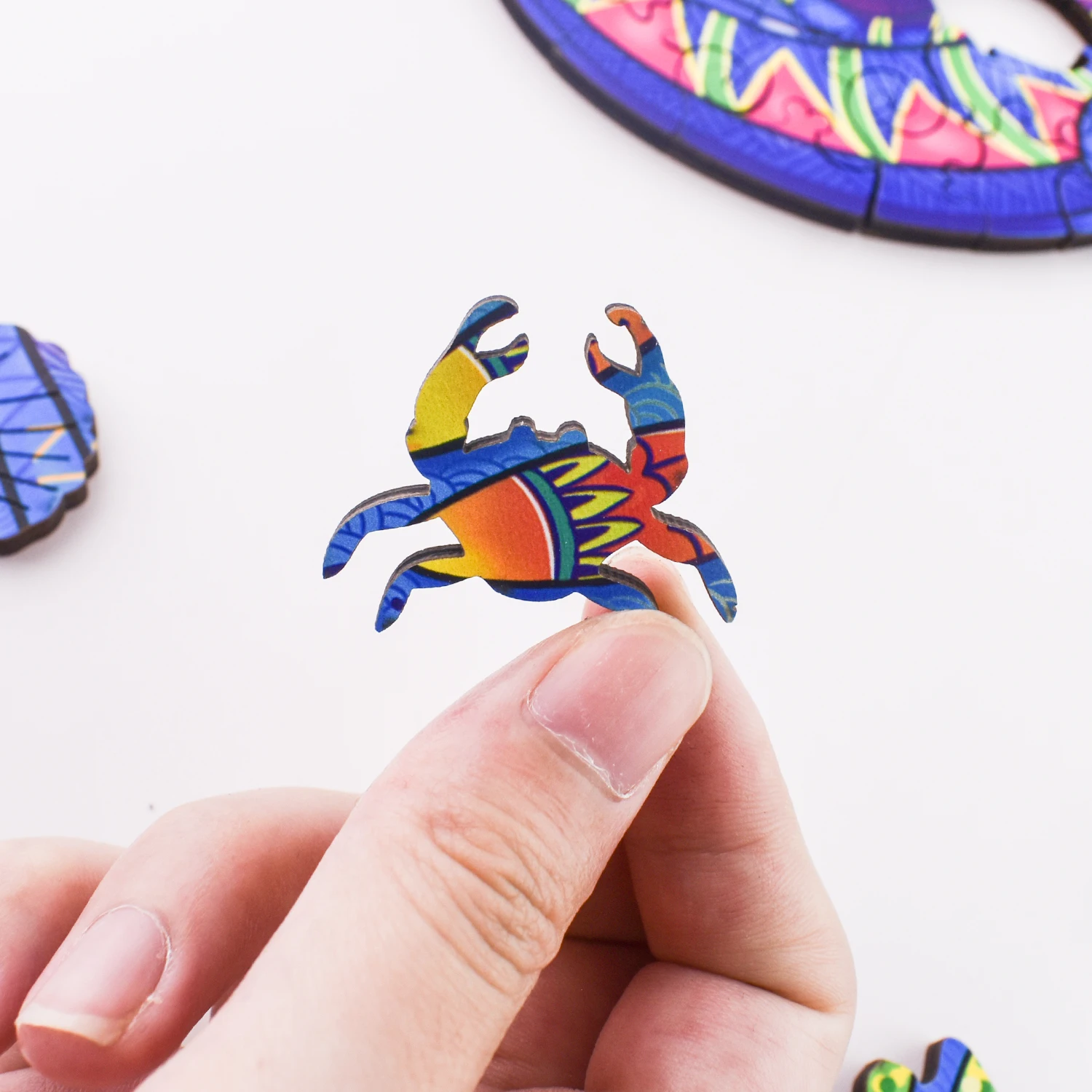 Sea Horse Puzzle A3 A4 A5 Animal 3D Jigsaw Puzzles Pretty Colorful For Stock