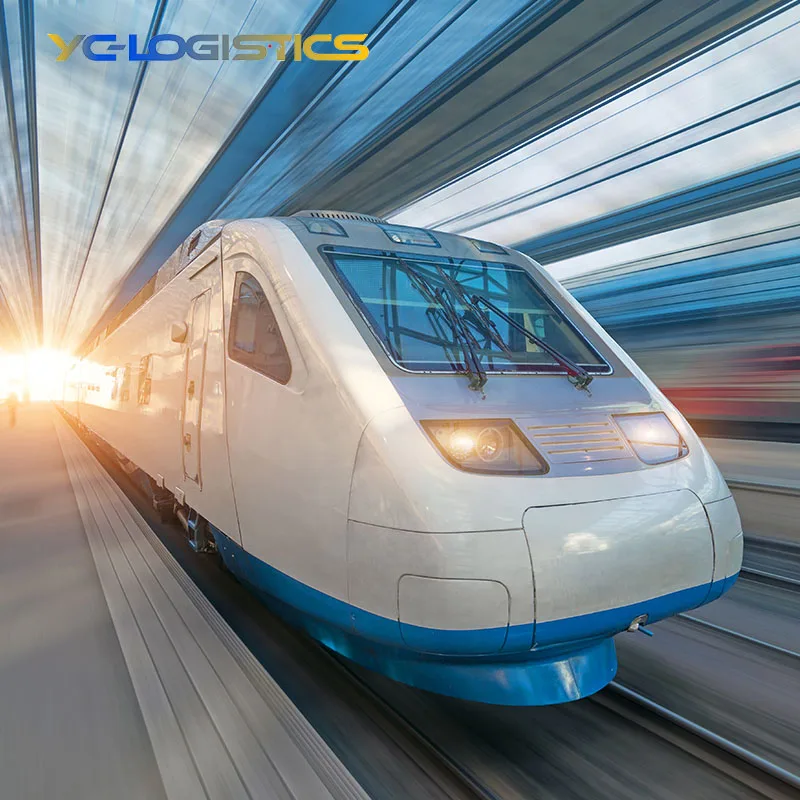 railway shipping agent FBA DDP service fast train shipping  China to poland netherlands spain uk railway freight