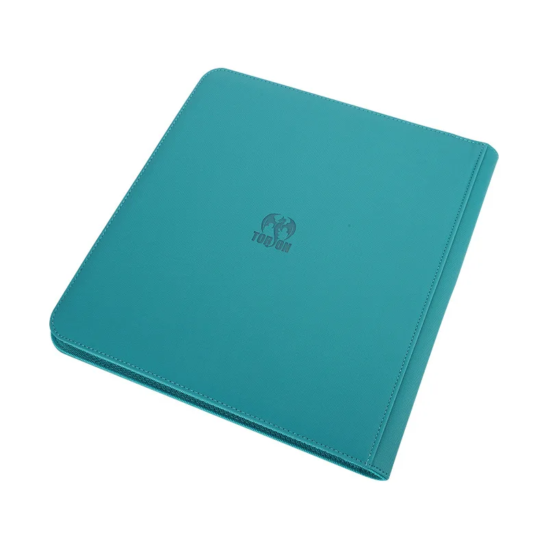 12 Pocket Card Album Custom PU Leather 4 Pocket Card Binder Protection souvenirs cards Album