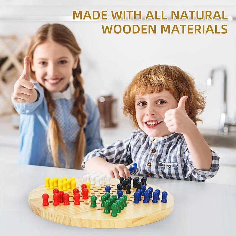 manufactory wholesale wooden chinese checkers party family gift tic tac toe travel game board game set