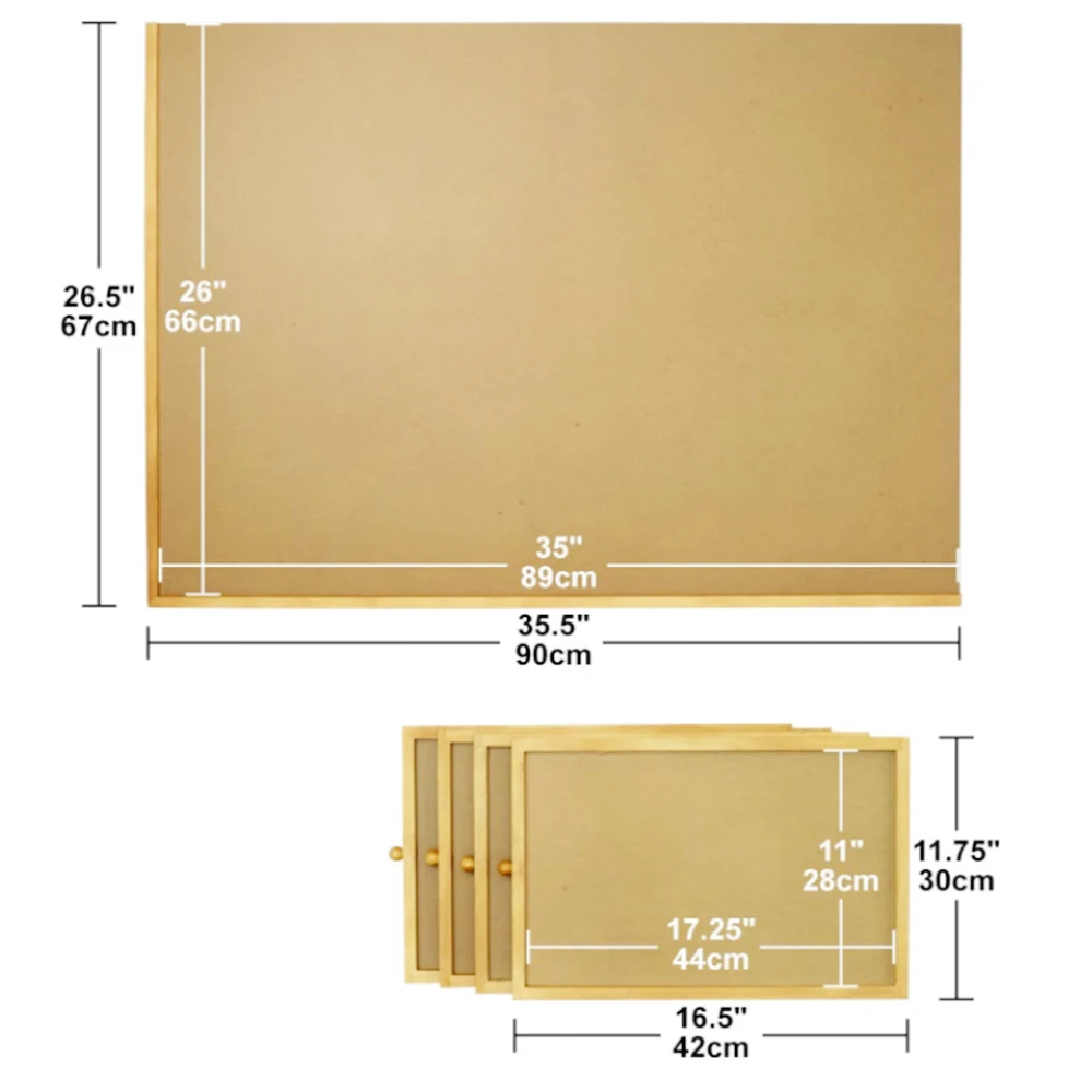 Деревянная головоломка с 4 выдвижными ящиками 1500 и 1000