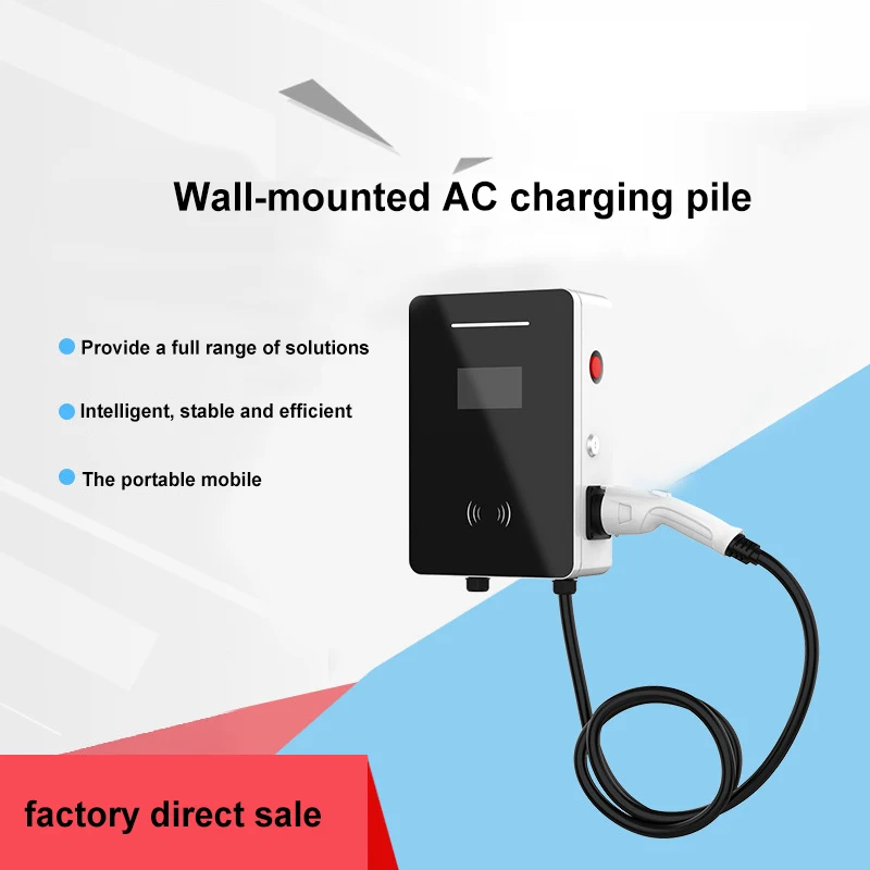  Новая Энергия электромобиль AC Быстрая зарядка сваи 7kW-14kW жилые парковки настенные