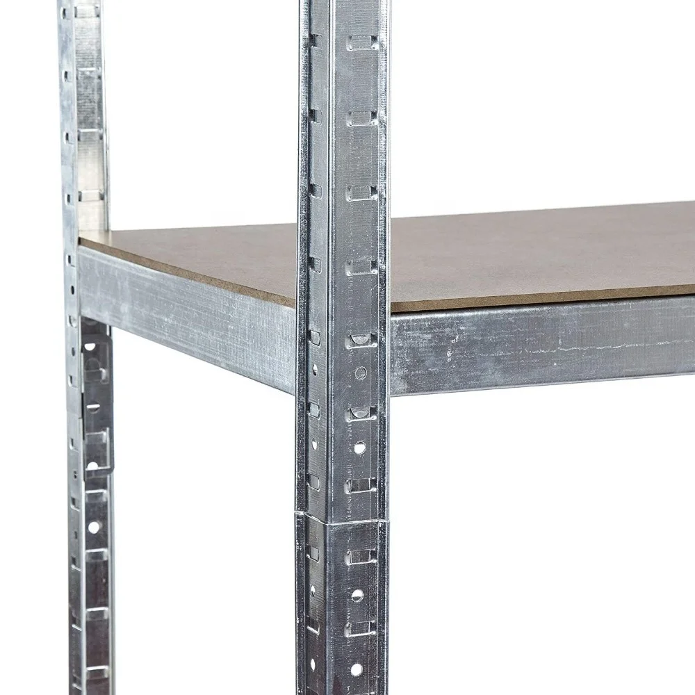 Сверхпрочная стойка KINDE 5 уровней, без болтов, регулируемые металлические полки для хранения, штабелируемые стеллажи 180x90x45 см 1325 кг