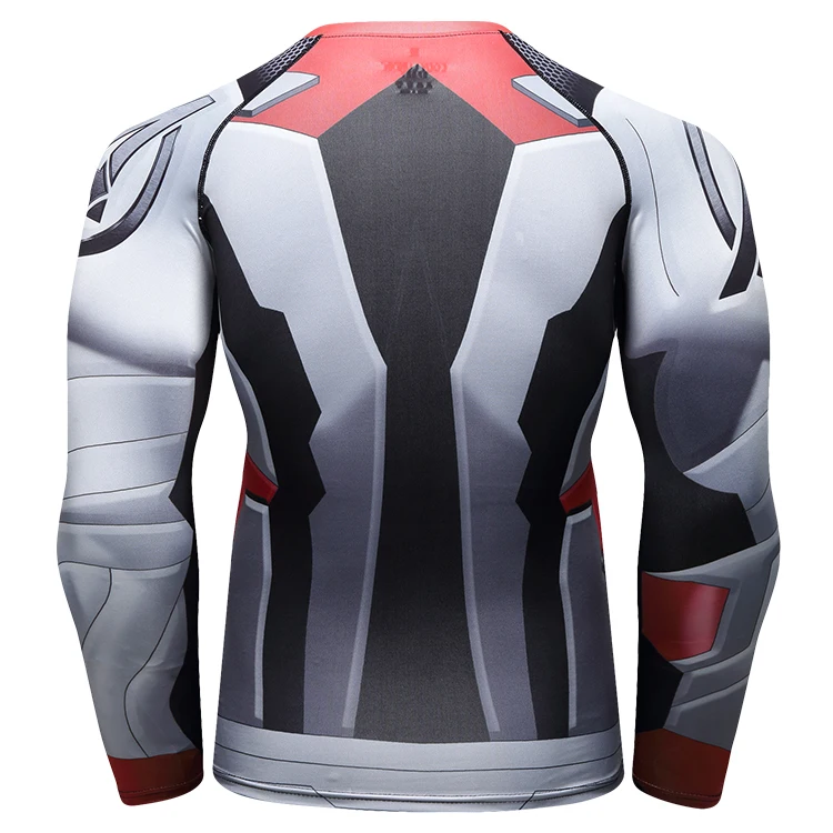 3D Printing  Shirts Wholesale Custom Clothes Superhero Endgame Gym Tshirt  Mens Slim Fit Shirts