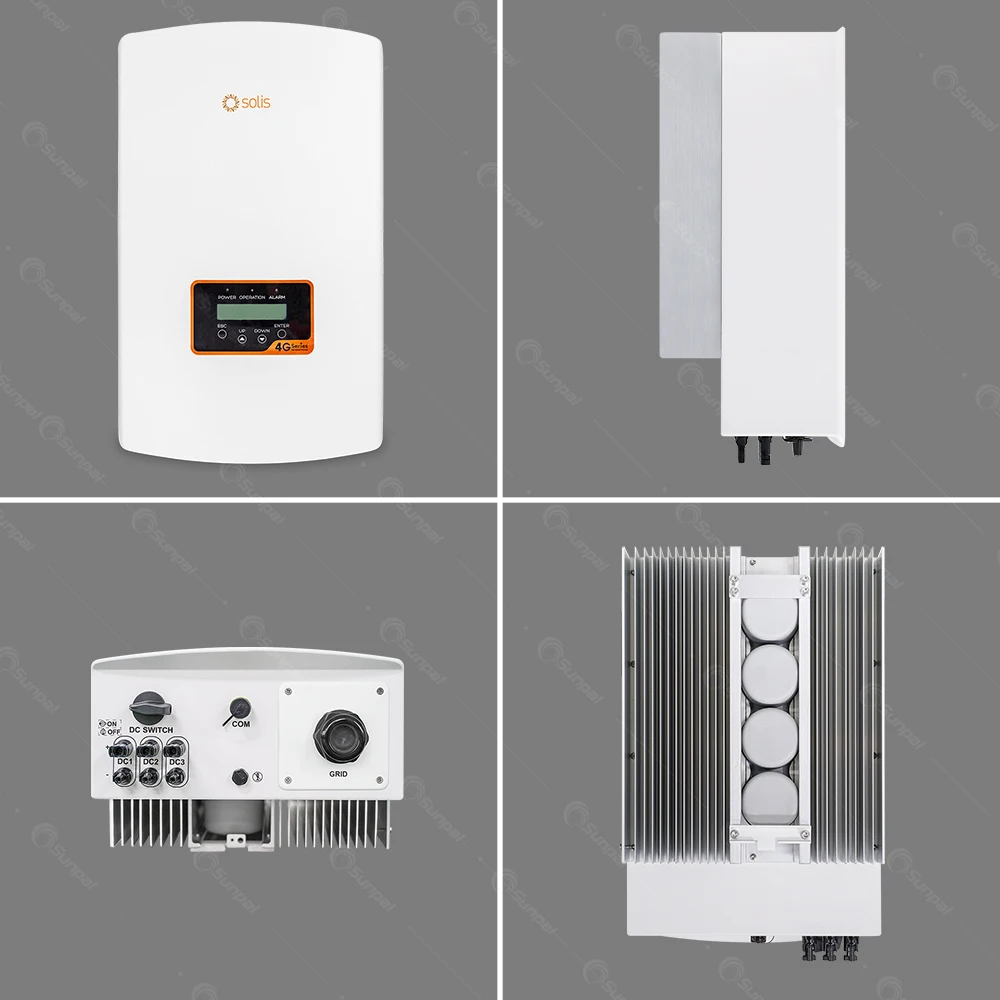 
Solis-1P5K-4G Grid Tie Inverter 10Kw Grid Tie Inverter 5000W 