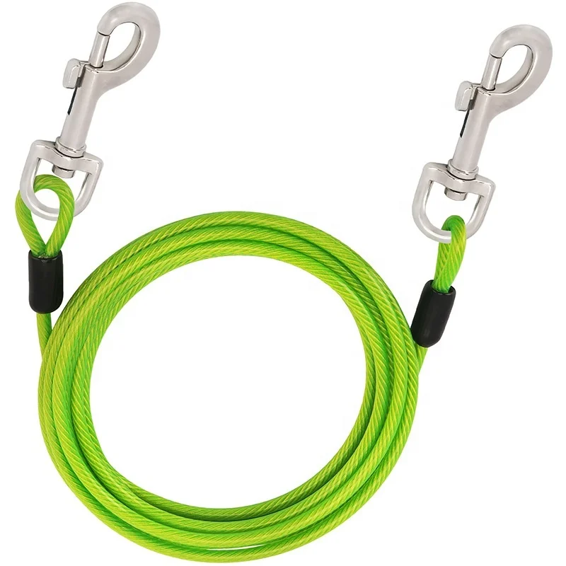 Long Line Dog Heavy Duty Tie Out Leash Custom 2 A Puppy Yard Rope Running Canada Accessories Cable Training Lead