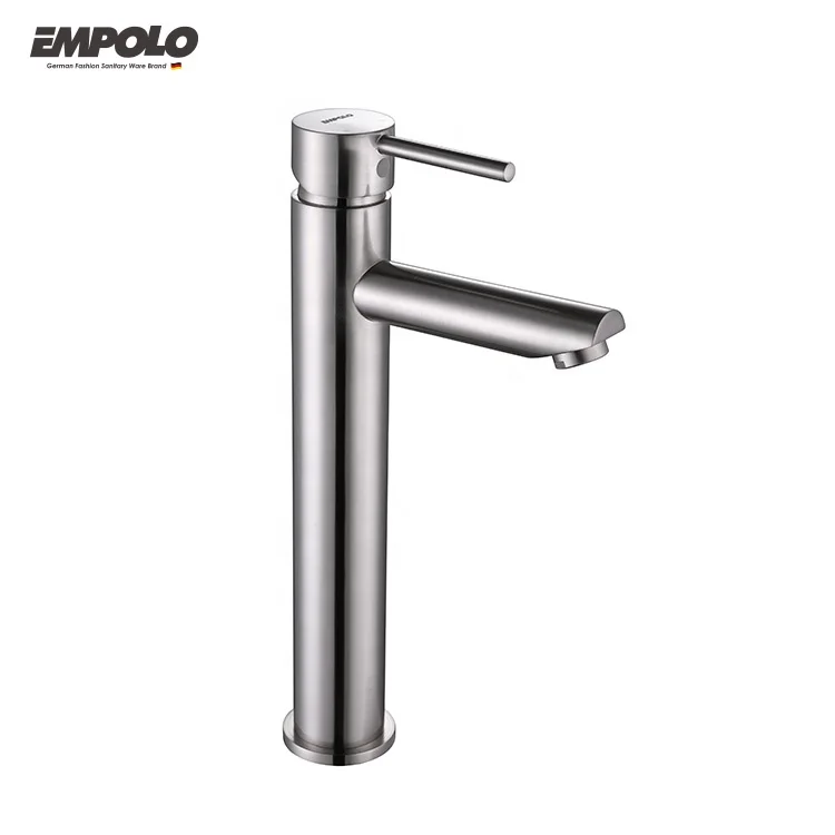 Foshan Faucet Brass Tall Basin Faucet Single Handle Bathroom Faucet