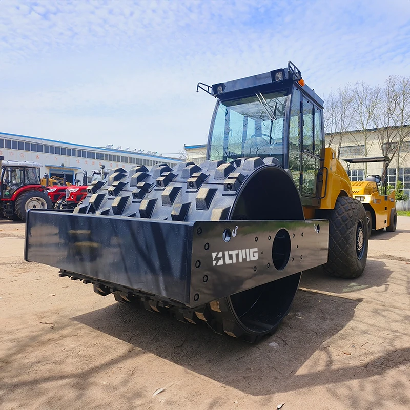 LTMG Latest Model 14 ton single drum road roller for compacting asphalt concrete