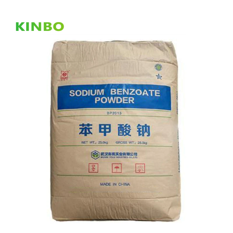 kinbo Sodium Benzoate Bulk Sale Food Additive Acheter E211 Sodium Benzoate De Conservatio/ Benzoate De Sodium