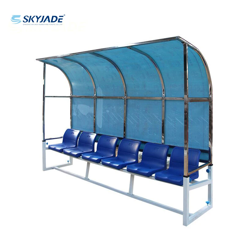 Stainless Steel and Aluminium Alloy Stadium Seats Bench for Sports Court Equipment Blue/Red/Black/White/Yellow Chairs Customized