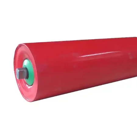 China wholesale customized rubber mining belt conveyor roller idler for building material