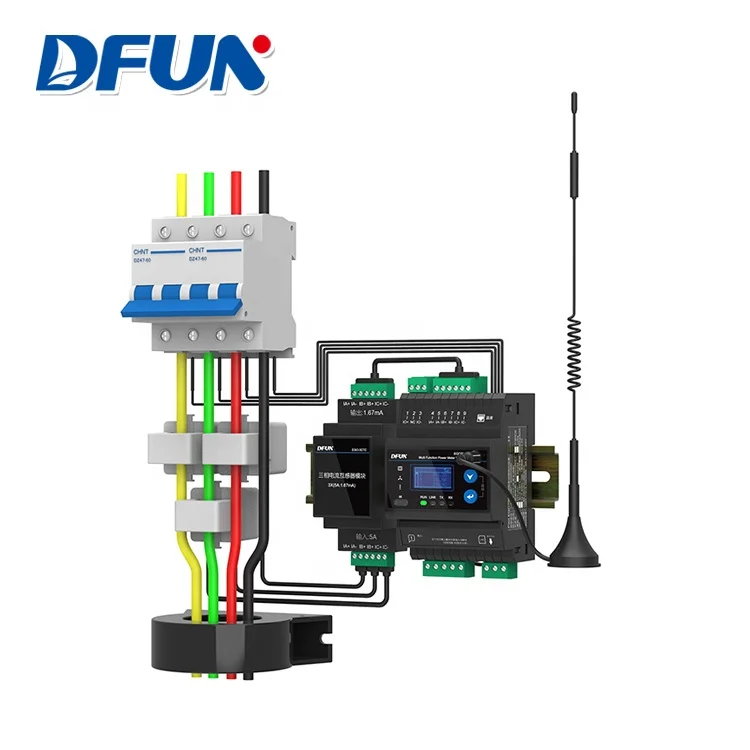  DFUN DFPM971 Modbus умный измеритель кВтч для IoT 4G энергии