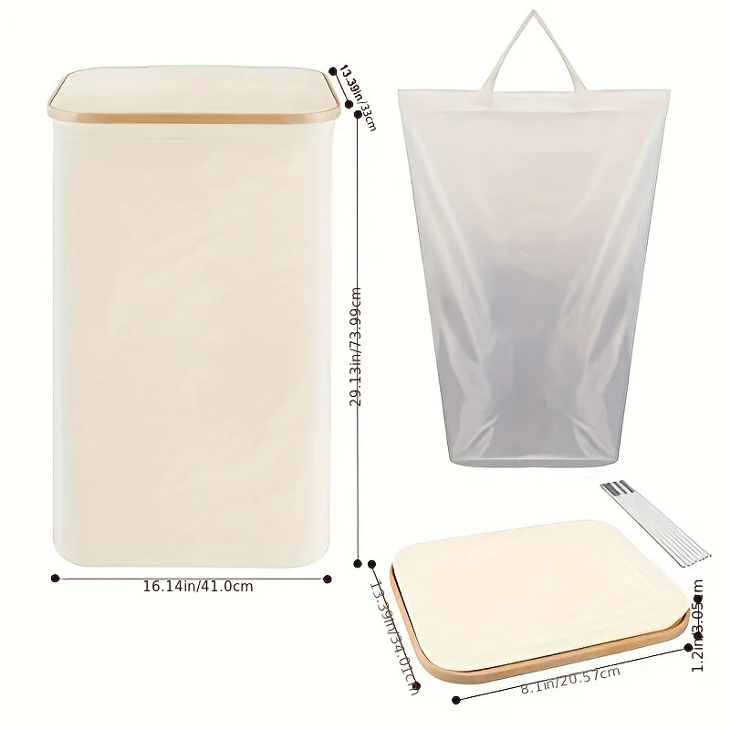 Large Capacity Laundry Bags Baskets with handles Folding Design with lid Resistant Foldable Bag Laundry Basket Storage hamper