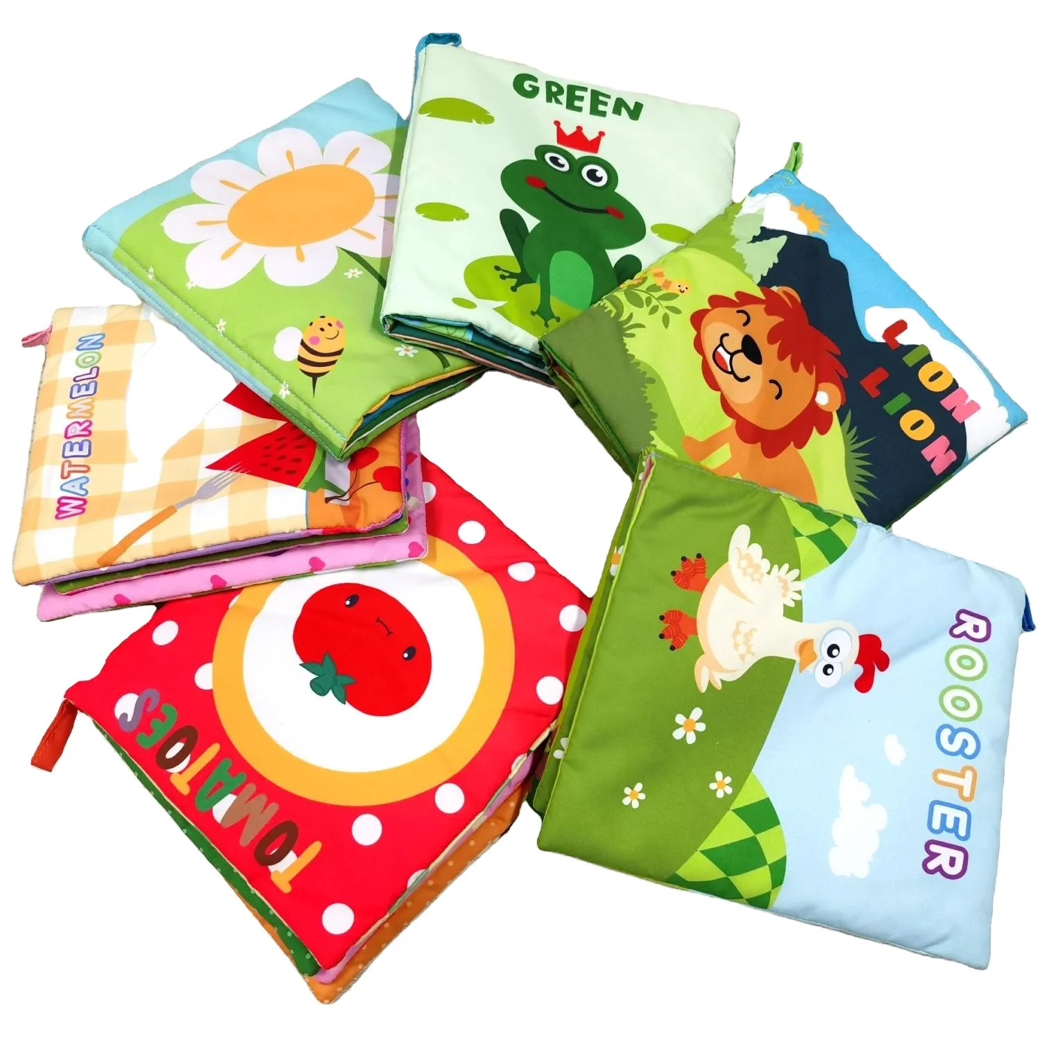 New Design Factory Promotional Oem Custom New Arrivals Early Education Colorful Cloth Books Busy Books