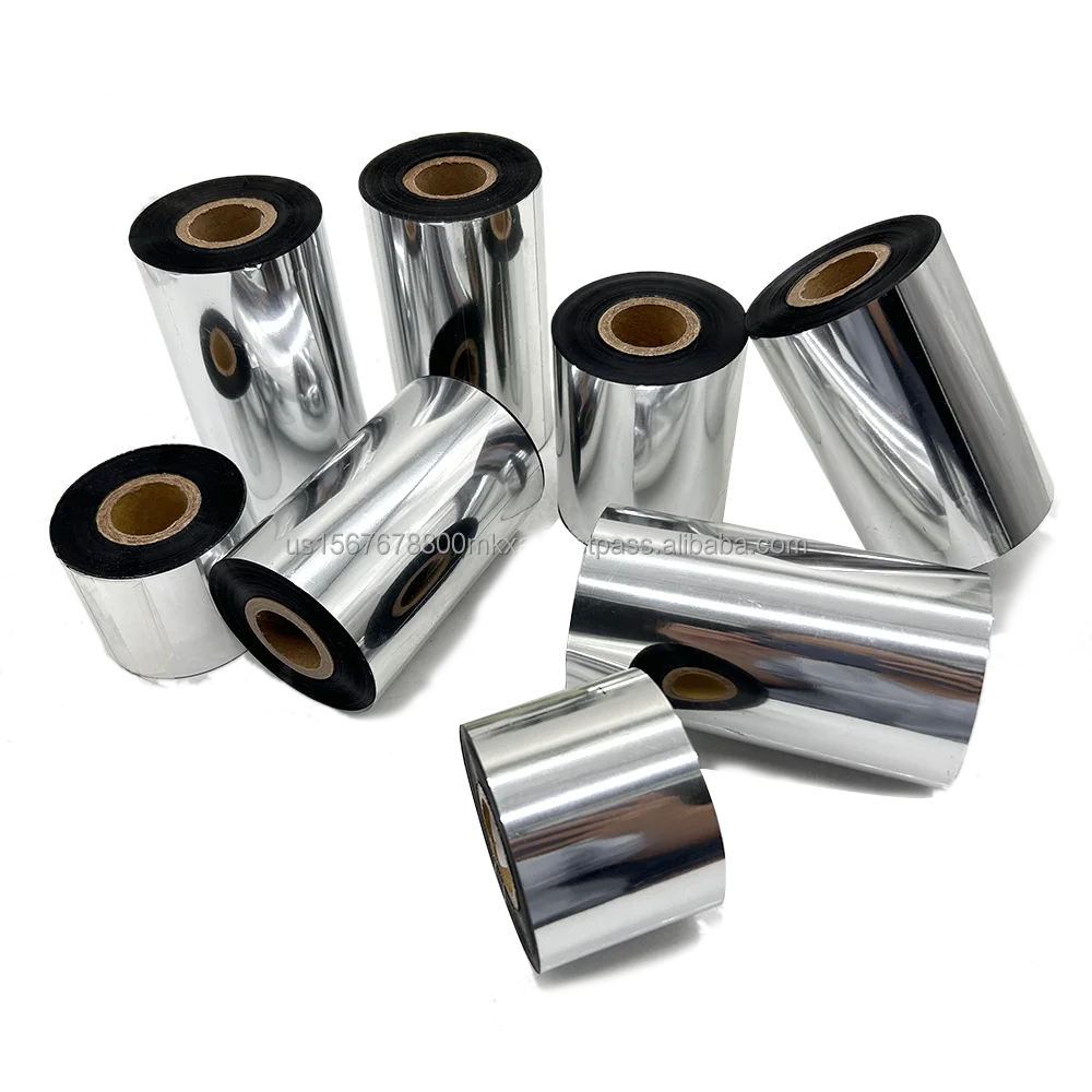 30mm*300m TTR black wax thermal transfer ribbon for price tag