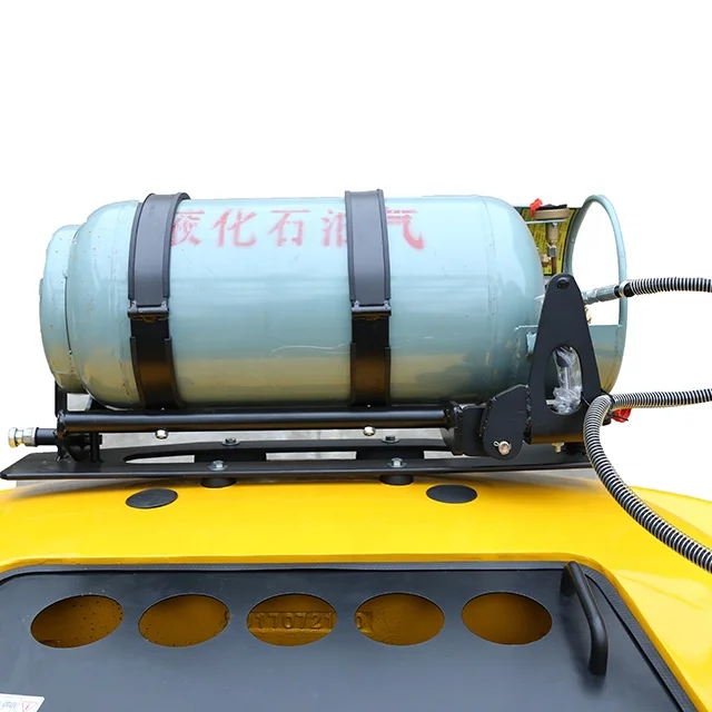4 Ton UN LPG/Gasoline Forklift with Cushion Tire Widely Used Warehouse Truck Equipment