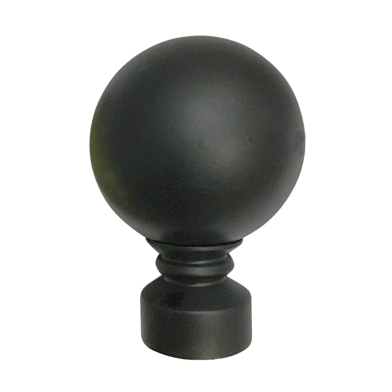 Antique lamp shape 28mm curtain finials