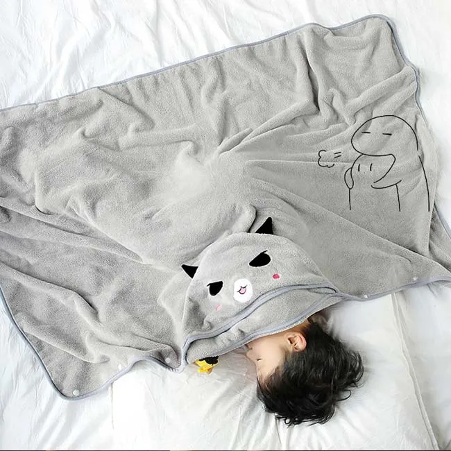 
hot sell new design soft cute bamboo hooded baby towel 