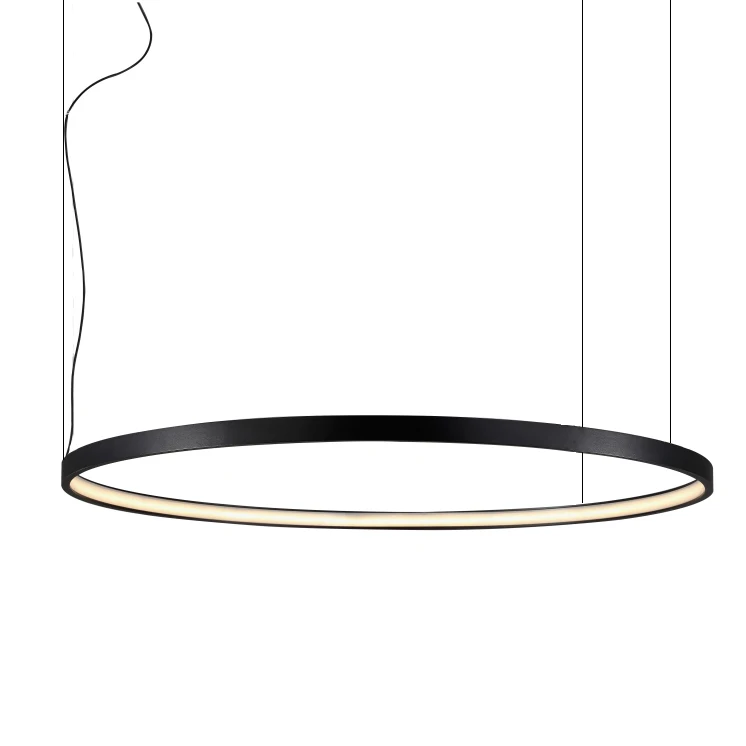 D1000mm Dimming 63W modern DIY led ring pendant lamp led droplight ring chandeliers for dining room