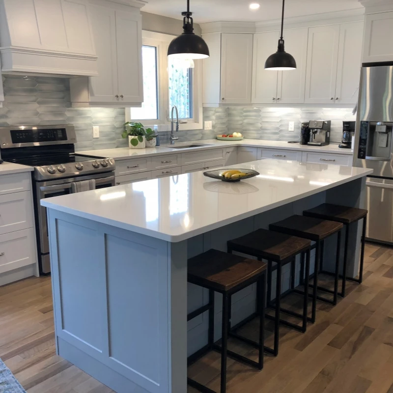 Американские шкафы RTA кухонные шкафы из массива дерева для оптового производителя, кухонные шкафы