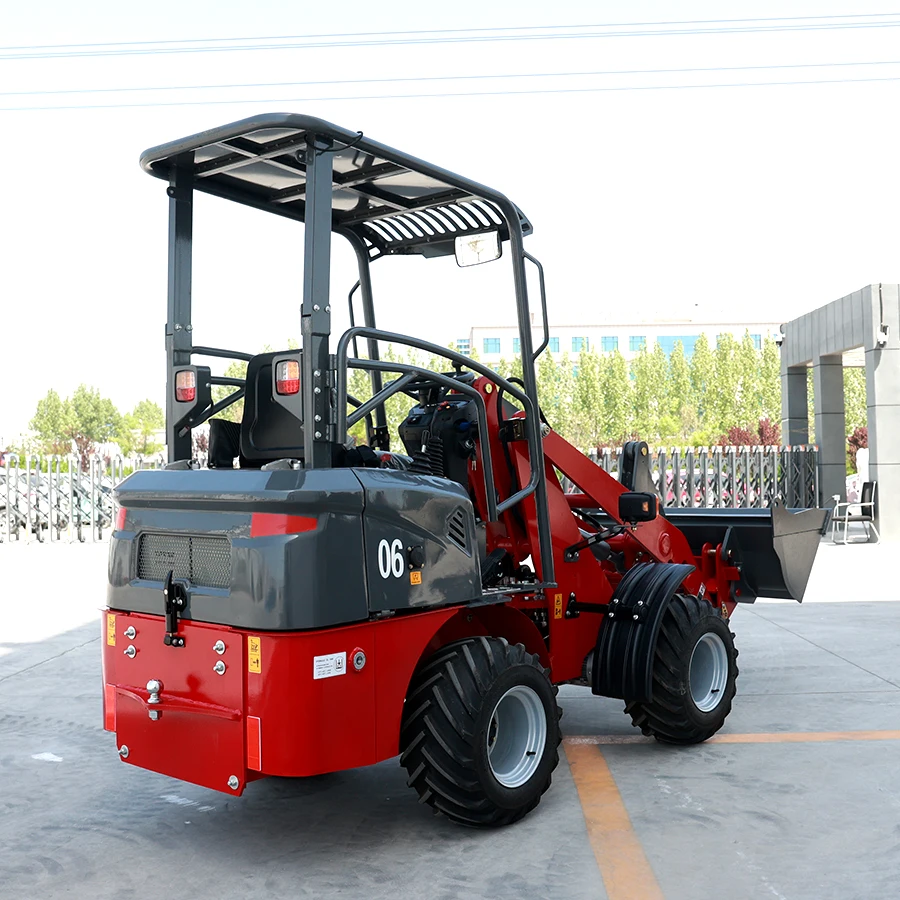 Мини-электрический погрузчик HFT600 elektrischer Radlader сельскохозяйственный для евро-дилера