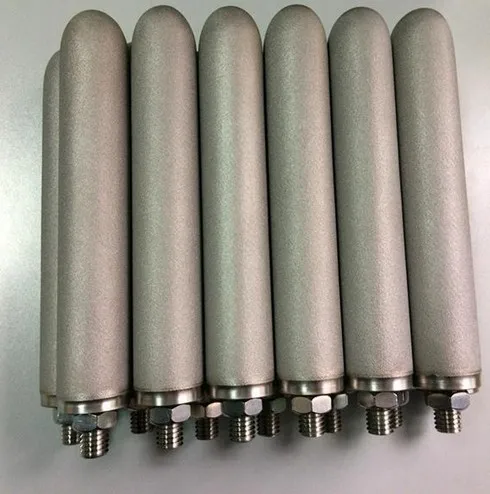 20 inch 1 micron Titanium powder sintered filter cartridge element for water desalination