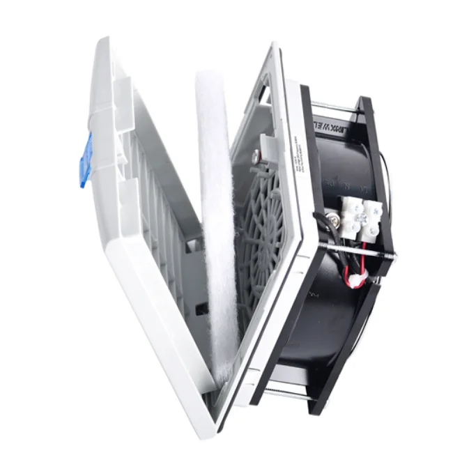 Factory directly  IP54 148mm 230VAC Industrial Panel Cabinet Ventilation Enclosure fan with filter