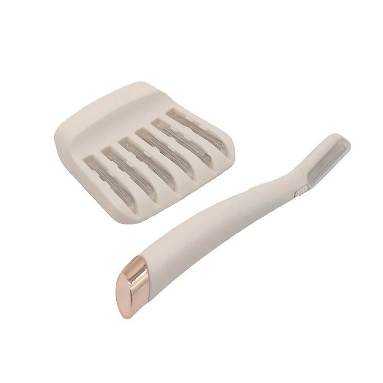 Good Quality Led Light Gentle And Precise Abs Makeup Eyebrow Shaver