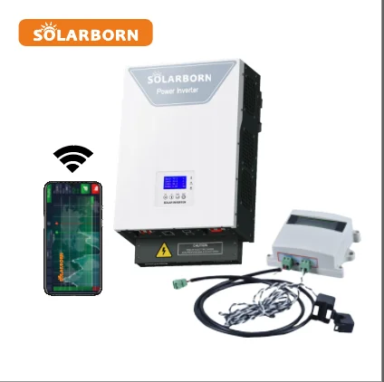 Solarborn Hybrid mppt 3kw 5kw 6000w 10kw 12kw power grid tie kit solar inverter with limiter