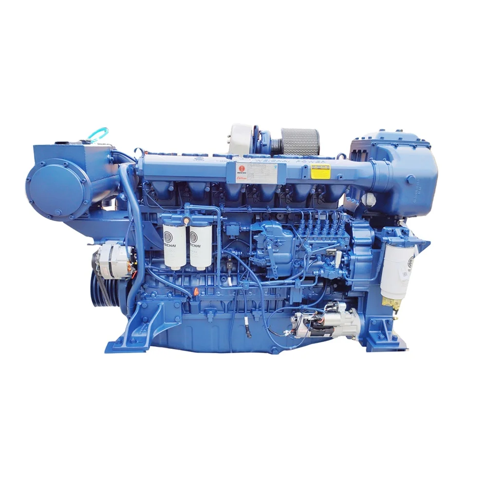 New 6 cylinders WP12C500-21 500hp wp12 weichai marine diesel engine