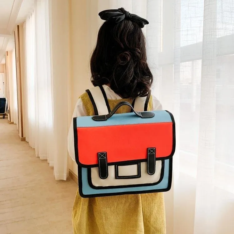 Custom 3-6 Years Old Boys Girls Oxford Unisex Student Children Satchel 2D Kindergarten Kids Backpack School bag